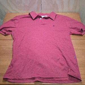 Volcom Men's Polo Shirt in Red